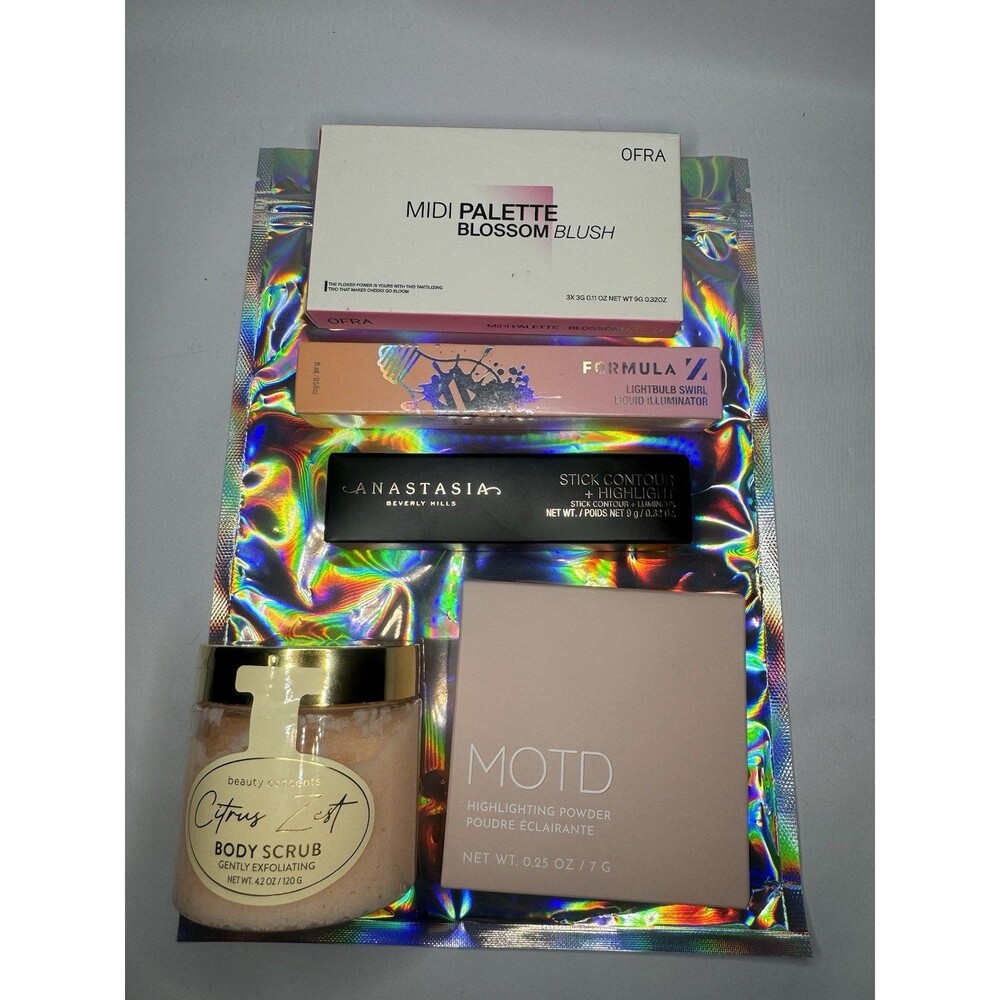 New Makeup Bundle – Anastasia Beverly Hills, OFRA, Highlighter & Body Scrub